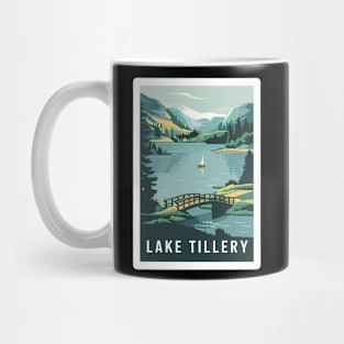 Tillery Lake North Carolina Panorama of Tranquil Landscape Mug